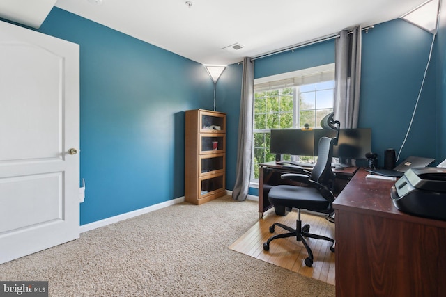 108 Mountain Creek Cir, Frederick, MD 21702 - carpeted office featuring baseboards