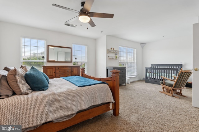 108 Mountain Creek Cir, Frederick, MD 21702 - carpeted bedroom with a ceiling fan