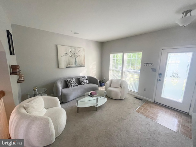 1716 Sunningdale Ln, Hanover, MD 21076 - living area with carpet floors