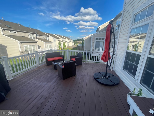 1716 Sunningdale Ln, Hanover, MD 21076 - wooden terrace with a residential view