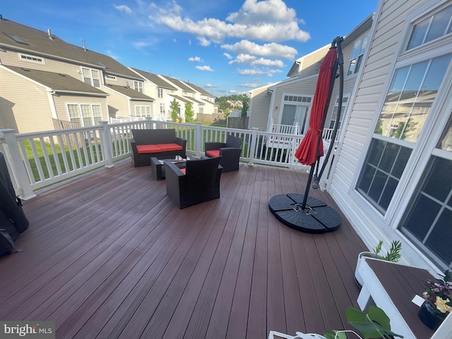 1716 Sunningdale Ln, Hanover, MD 21076 - deck with a residential view