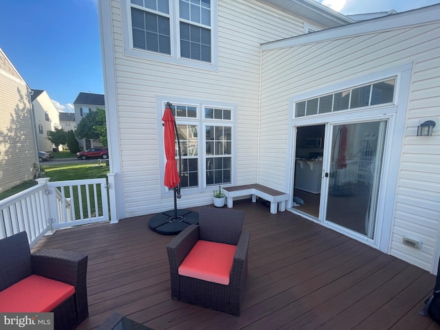 1716 Sunningdale Ln, Hanover, MD 21076 - view of deck