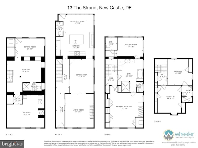 13 The Strand, New Castle, DE 19720 - property floor plan
