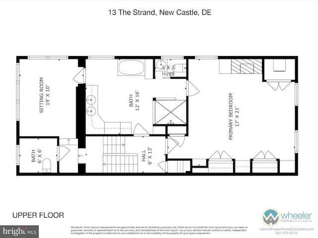 13 The Strand, New Castle, DE 19720 - home floor plan