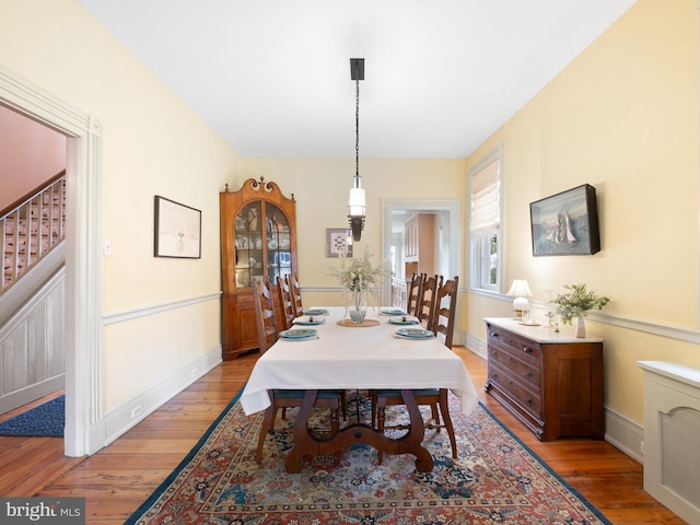 13 The Strand, New Castle, DE 19720 - dining area with light wood-style flooring and baseboards