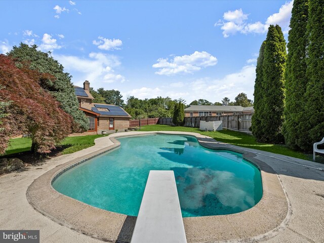 222 Springloch Rd, Silver Spring, MD 20904 - view of pool featuring a diving board