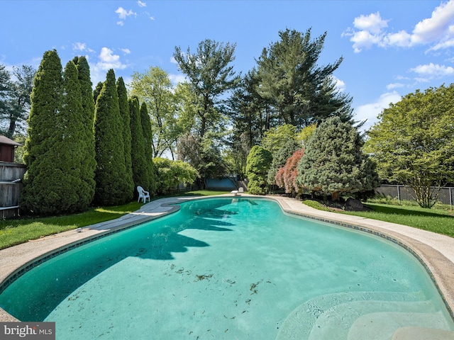 222 Springloch Rd, Silver Spring, MD 20904 - view of swimming pool with fence