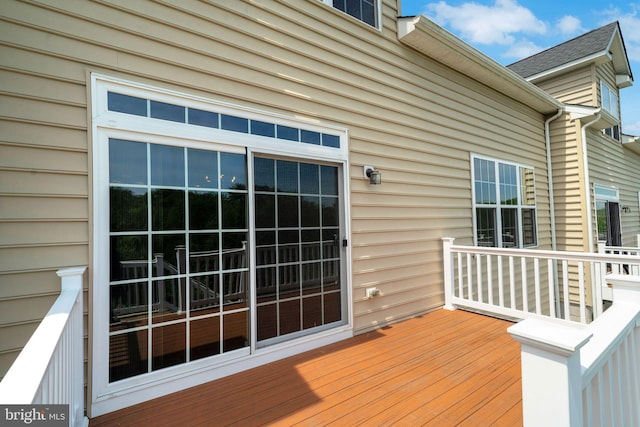 view of deck