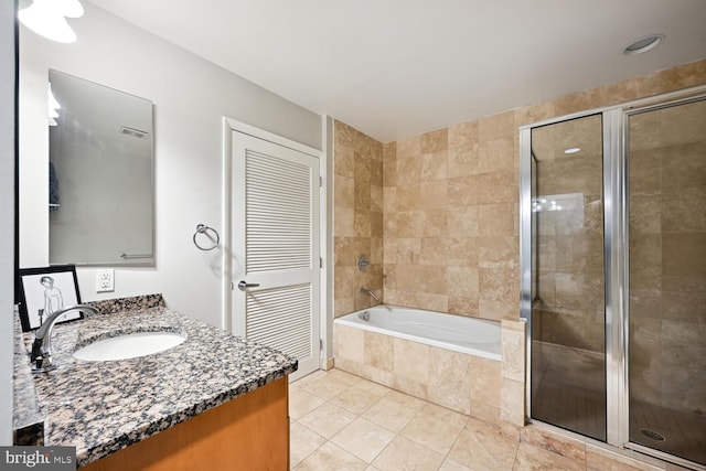 1700 Kalorama Rd NW Unit 207, Washington, DC 20009 - bathroom with vanity, a stall shower, and a garden tub