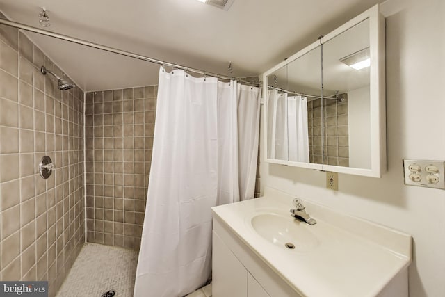 4611 Powder Mill Rd, Beltsville, MD 20705 - full bath with vanity and tiled shower