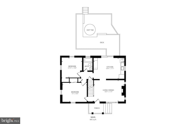 4611 Powder Mill Rd, Beltsville, MD 20705 - floor plan / room layout