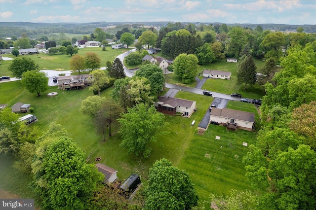 aerial view of property and surrounding area