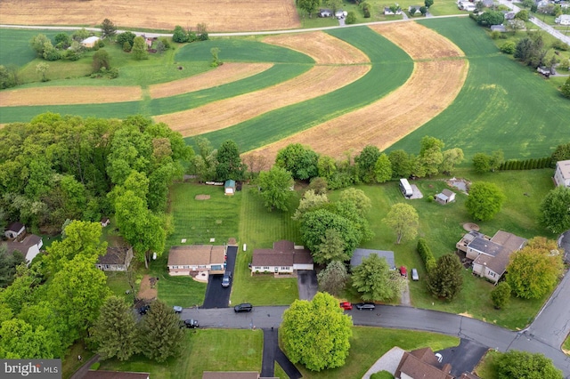 aerial view of property's location
