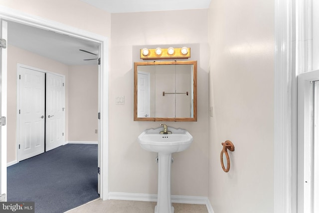 bathroom with baseboards