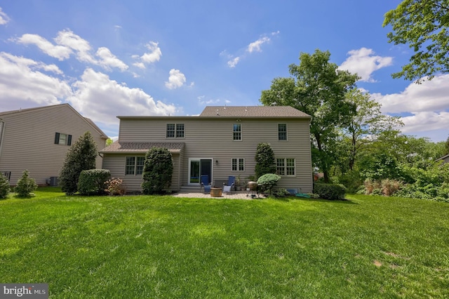 2969 Hearthside Ln, Lancaster, PA 17601 - back of house with a patio area, a yard, and cooling unit