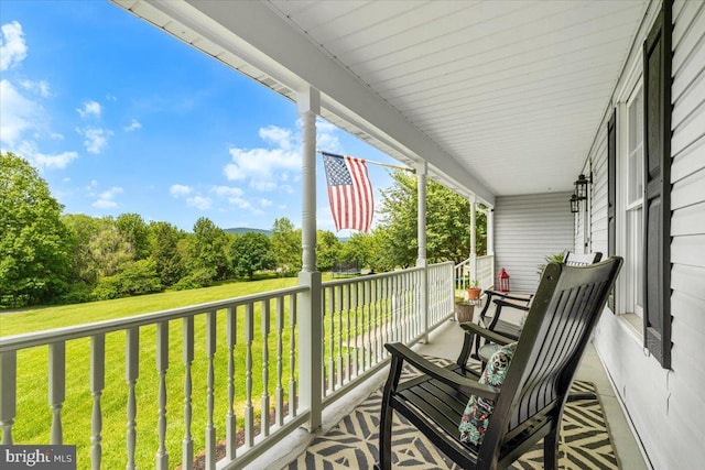 7501 Mason Ct, Middletown, MD 21769 - view of covered porch