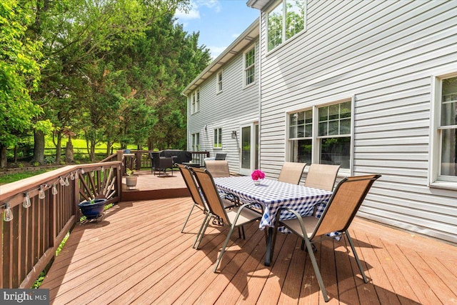 7501 Mason Ct, Middletown, MD 21769 - deck with outdoor dining space