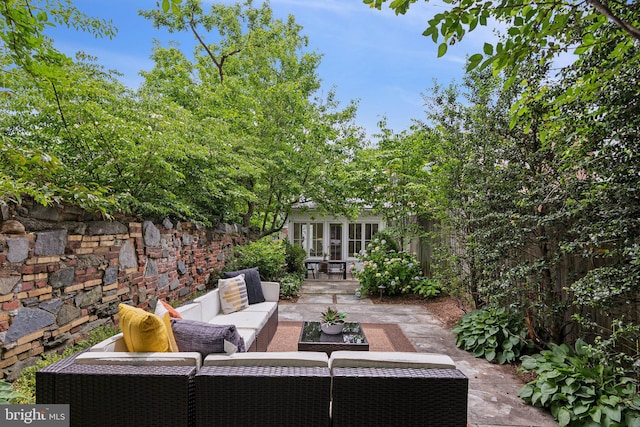 3309 Q St NW, Washington, DC 20007 - view of patio / terrace featuring an outdoor hangout area