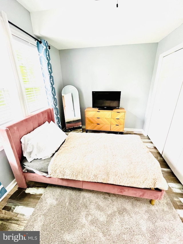 1241 Ridge Rd, Feasterville Trevose, PA 19053 - bedroom with wood finished floors and baseboards