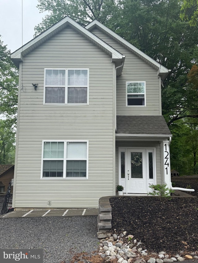 1241 Ridge Rd, Feasterville Trevose, PA 19053 - traditional home featuring a shingled roof