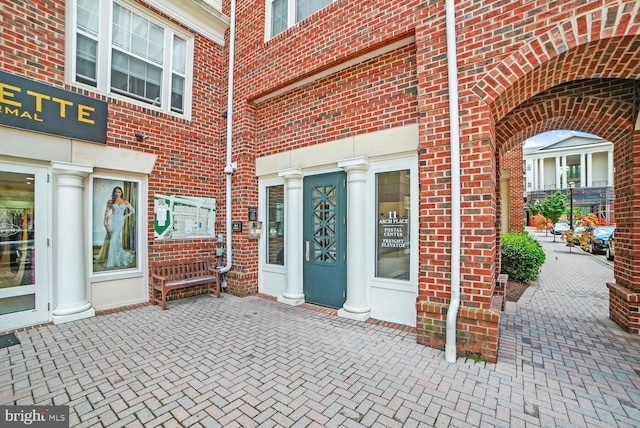 23 Arch Pl Unit 475, Gaithersburg, MD 20878 - doorway to property featuring brick siding