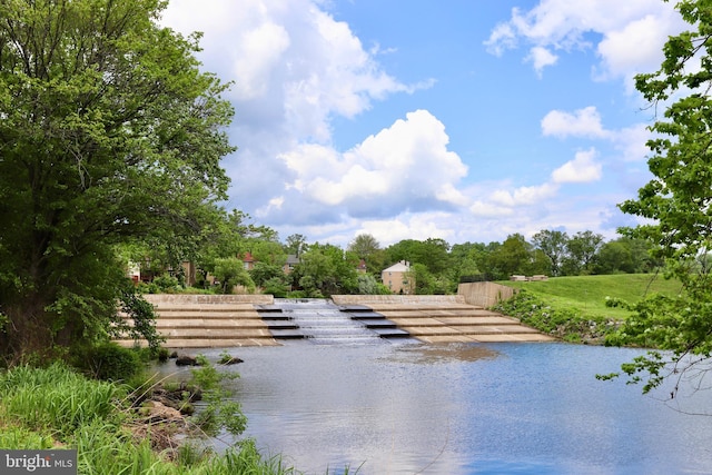 view of water feature