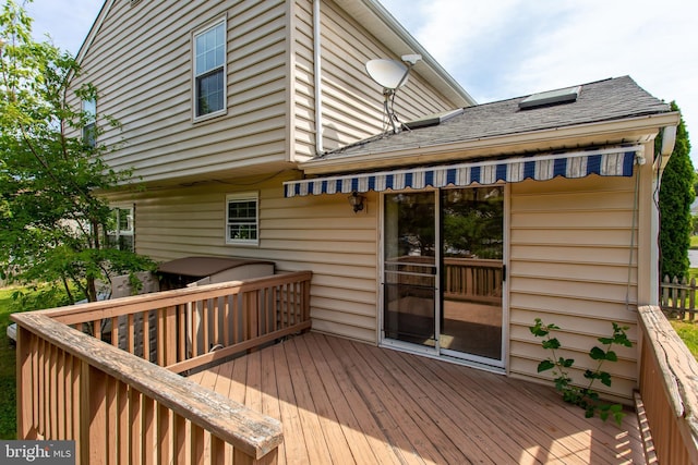 10703 Moray Ct, Cheltenham, MD 20623 - view of wooden terrace