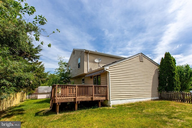 10703 Moray Ct, Cheltenham, MD 20623 - view of property exterior with a deck