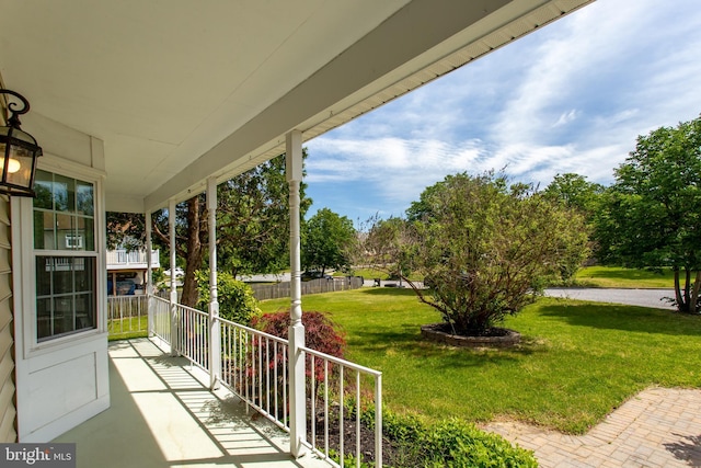 10703 Moray Ct, Cheltenham, MD 20623 - view of patio with a porch