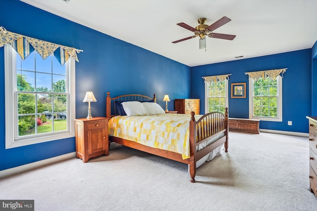 12630 Garry Glen Dr, Bristow, VA 20136 - bedroom featuring multiple windows, carpet floors, and baseboards