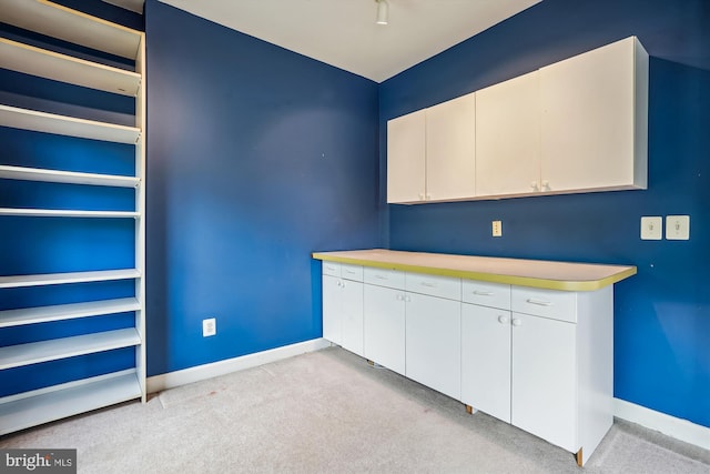 12630 Garry Glen Dr, Bristow, VA 20136 - interior space with light colored carpet, baseboards, and light countertops