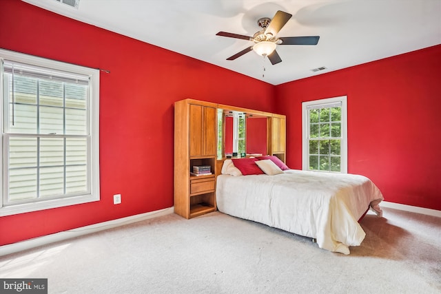 12630 Garry Glen Dr, Bristow, VA 20136 - carpeted bedroom featuring baseboards and a ceiling fan