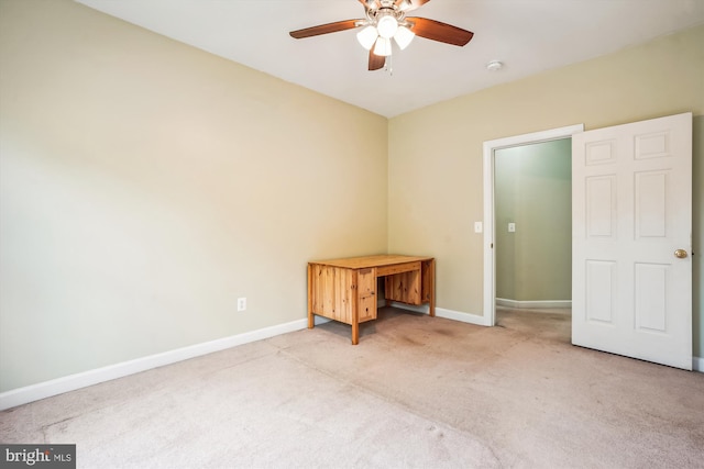 12630 Garry Glen Dr, Bristow, VA 20136 - unfurnished bedroom featuring light colored carpet, baseboards, and ceiling fan