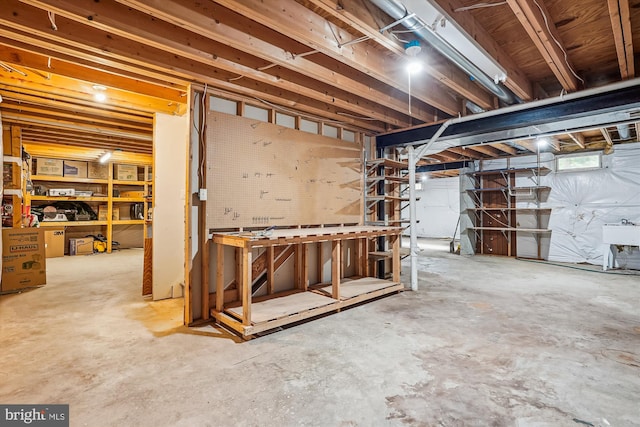 12630 Garry Glen Dr, Bristow, VA 20136 - unfinished basement featuring a sink