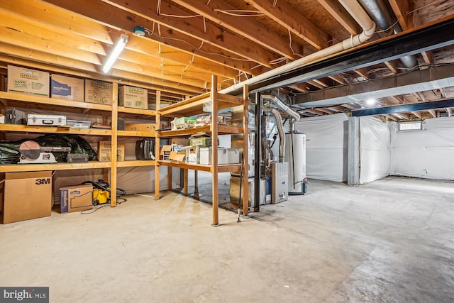 12630 Garry Glen Dr, Bristow, VA 20136 - unfinished below grade area featuring water heater