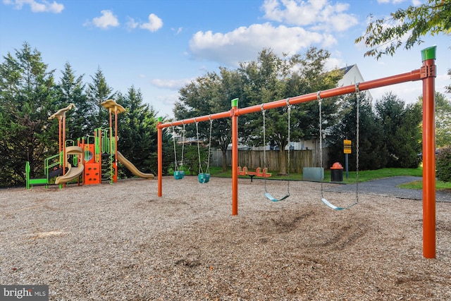 12630 Garry Glen Dr, Bristow, VA 20136 - community jungle gym with fence