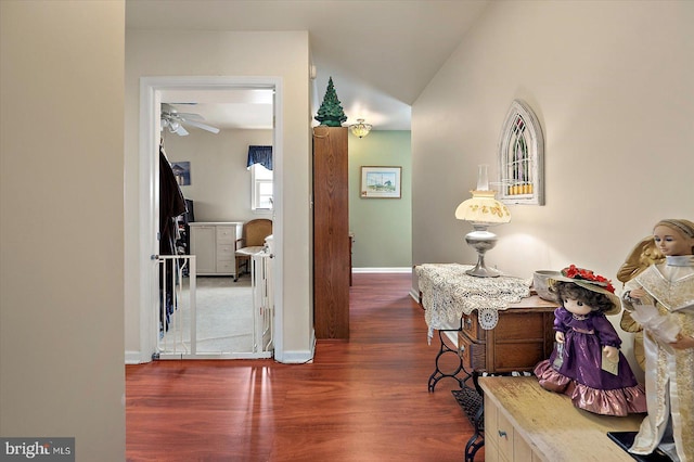 38967 Willow Ln, Fenwick Island, DE 19944 - hall featuring wood finished floors and baseboards