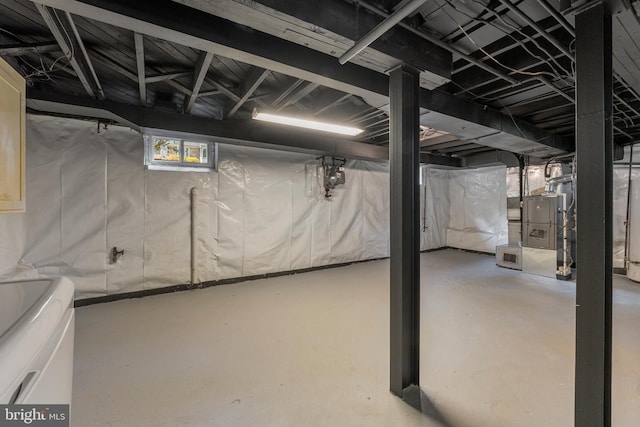 view of basement