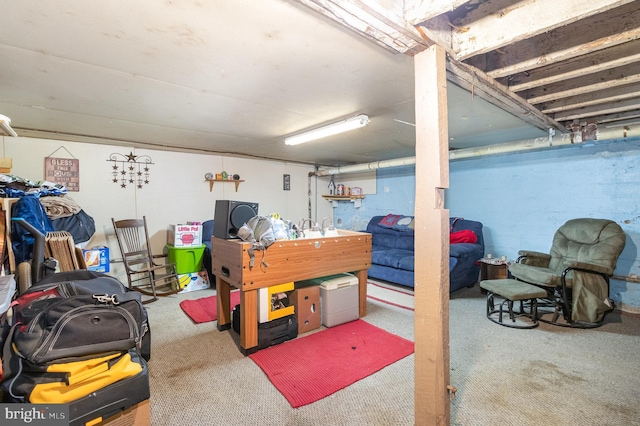 309 N N Morris St, Shippensburg, PA 17257 - basement featuring carpet floors