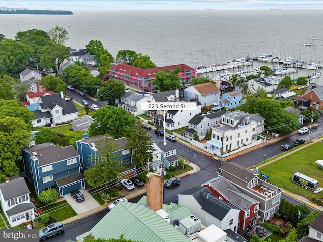623 Second St, Annapolis, MD 21403 - drone / aerial view of a large body of water