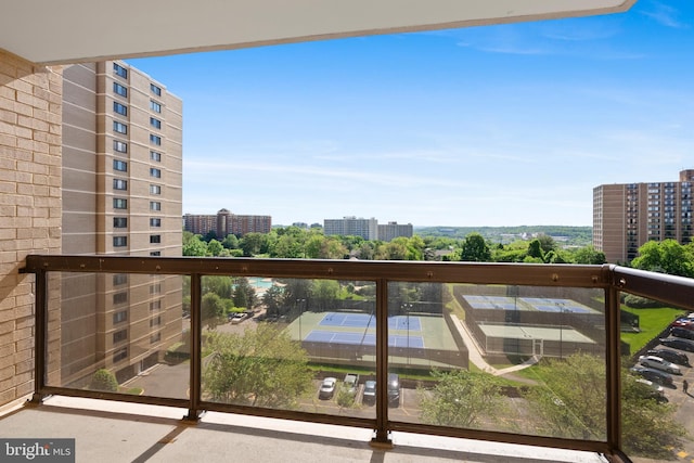 307 Yoakum Pkwy Unit 821, Alexandria, VA 22304 - balcony with a city view