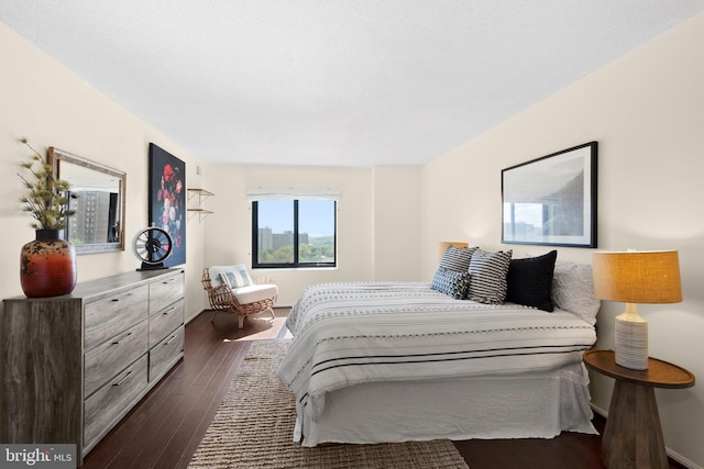 307 Yoakum Pkwy Unit 821, Alexandria, VA 22304 - bedroom with dark wood finished floors