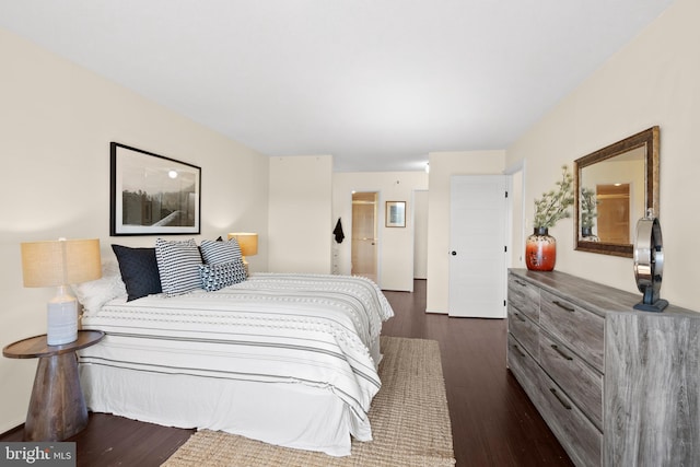 307 Yoakum Pkwy Unit 821, Alexandria, VA 22304 - bedroom with dark wood-style flooring