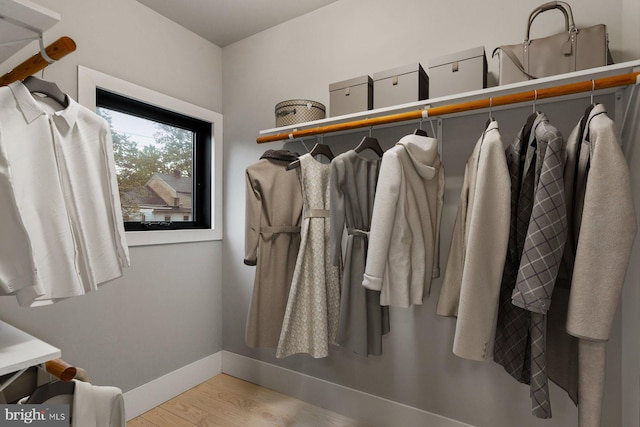 10 Mccready Aly, Lambertville, NJ 08530 - walk in closet with wood finished floors