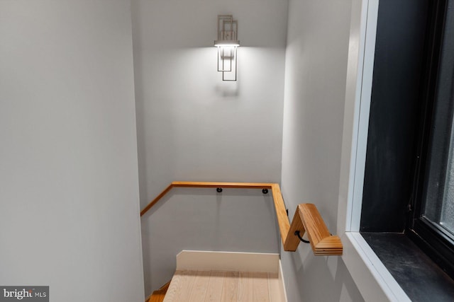 10 Mccready Aly, Lambertville, NJ 08530 - stairway with wood finished floors