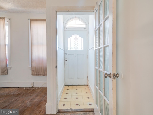 2030-32 E Somerset St, Philadelphia, PA 19134 - foyer entrance with baseboards and wood finished floors