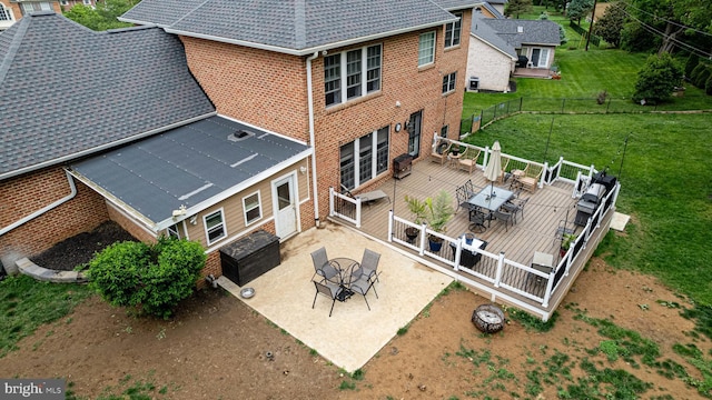 view of subject property