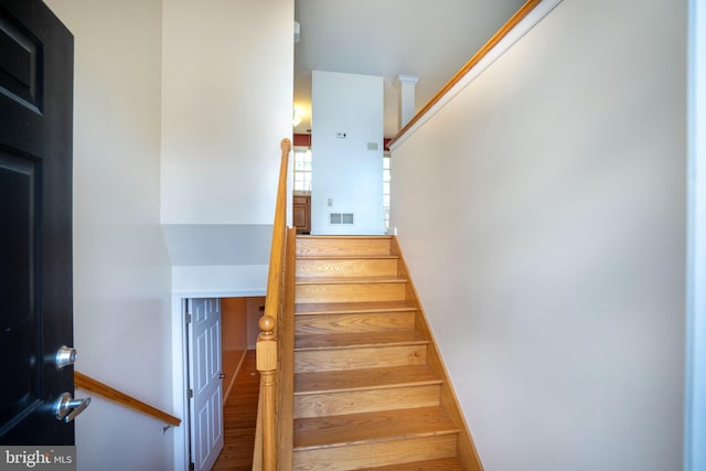 stairs with visible vents