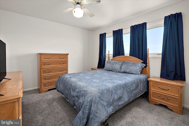 10 Riverside Ct, Ocean Pines, MD 21811 - carpeted bedroom featuring ceiling fan and baseboards