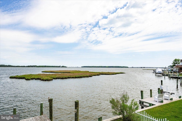 10 Riverside Ct, Ocean Pines, MD 21811 - water view with a boat dock